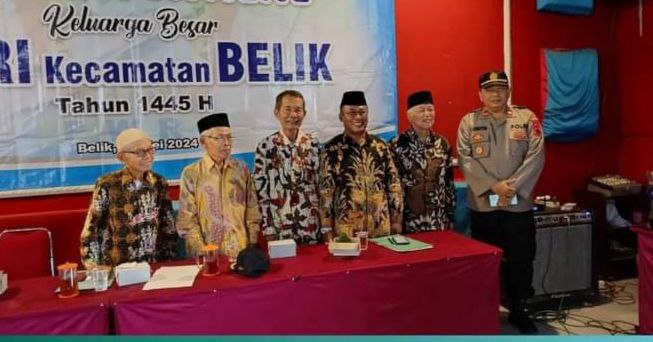 Halal Bil Halal Keluarga  Besar PWRI Kec, Belik.