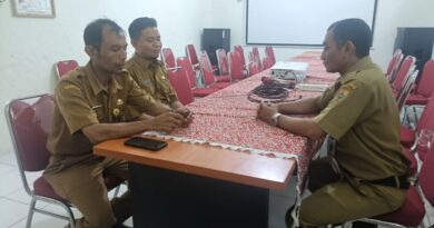 Staf Miting dan Perkenalan Aufar, Jajaran Trantibum Kecamatan Belik.
