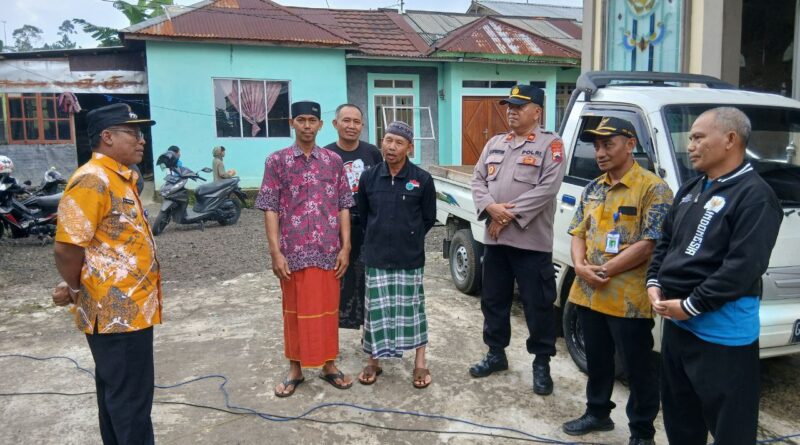 Camat Belik Dampingi Monitoring Persiapan Idul Adha di Sekretariat LDII Desa Gombong