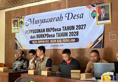 Kecamatan Belik Kawal Musdes RKPDes 2027 di Desa Simpur.